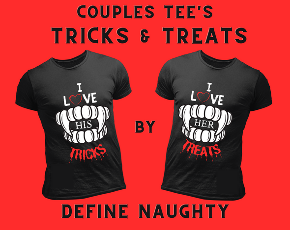 Couples Tees - I Love His Tricks