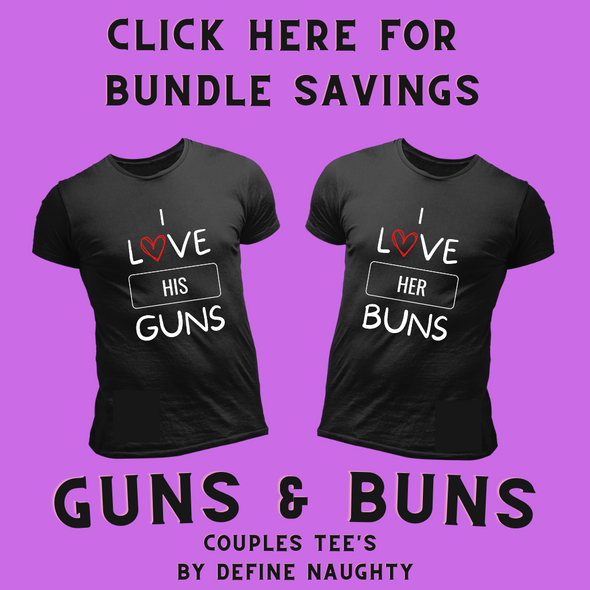 Couples Tee - I Love His Guns